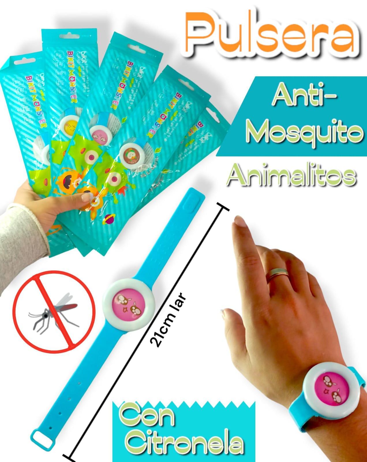 Pulsera repelente Anti mosquitos ANIMALITOS